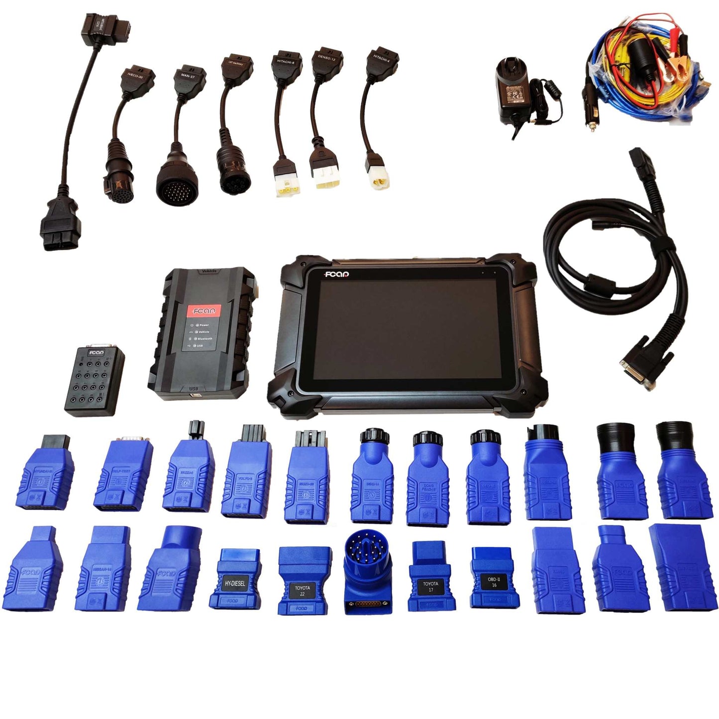 FCAR F7S-G passenger vehicle, heavy duty truck and machinery diagnostic scan tool