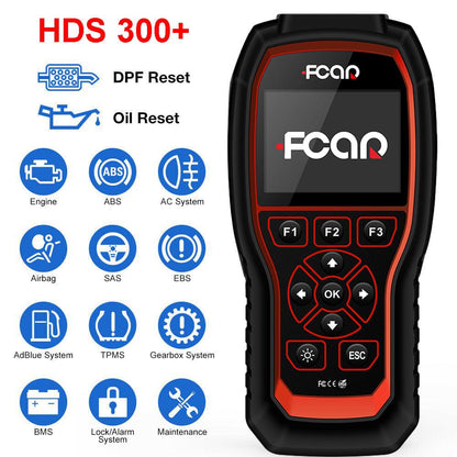 FCAR HDS300 | Advanced Functions | Heavy-Duty Truck Scan Tool and OBDII Scanner