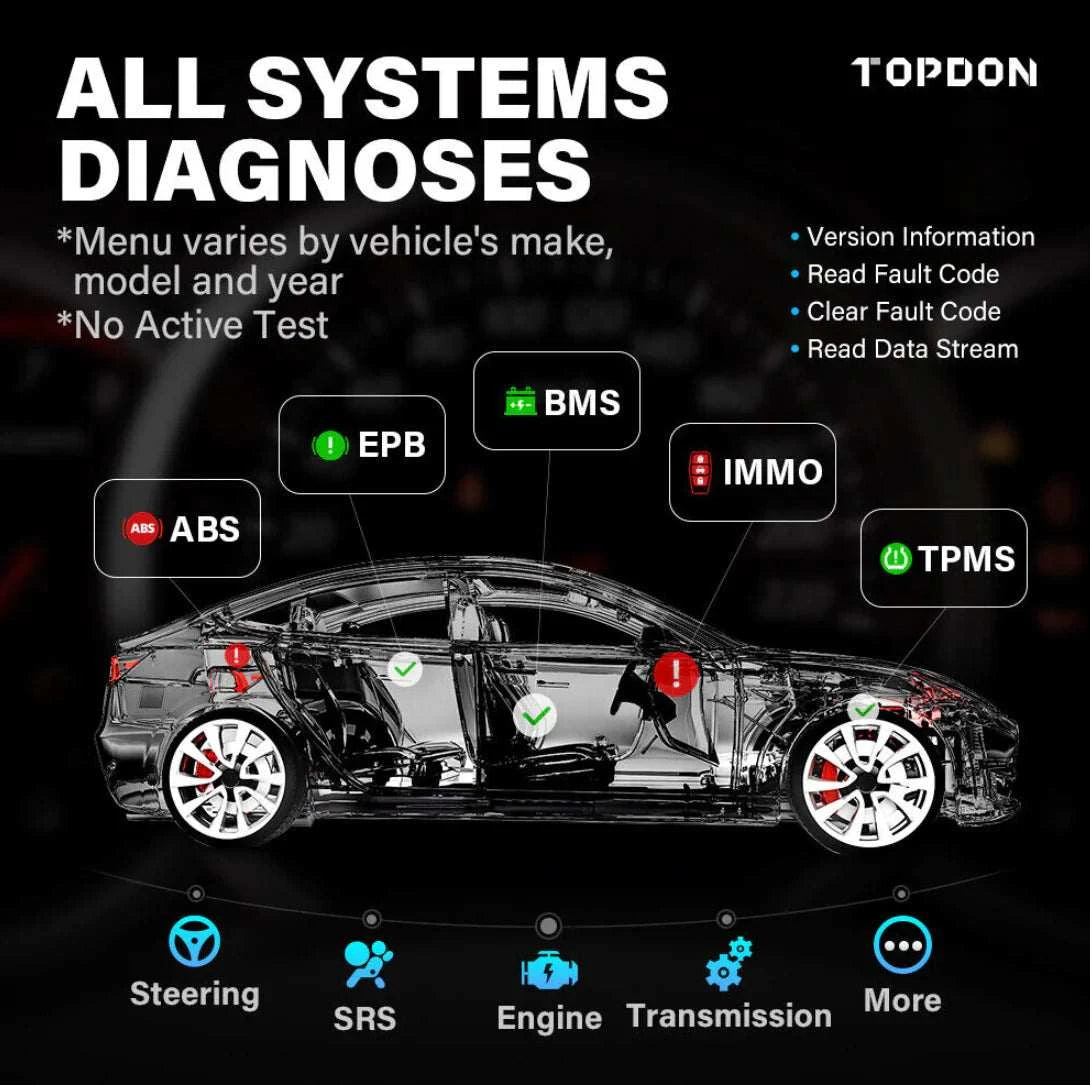 TOPDON ArtiDiag800BT Full System Diagnostics