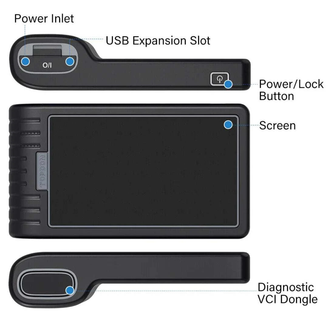 TOPDON ArtiDiag800BT Hardware Features