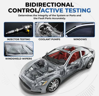 TOPDON ArtiDiag900BT Diagnostic Scan Tool Bi-Directional Control and Actuation Tests