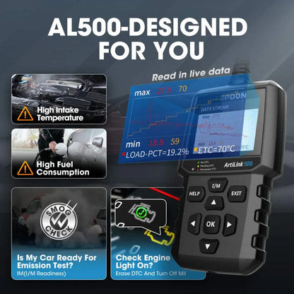 Topdon ArtiLink500 OBD2 Functions