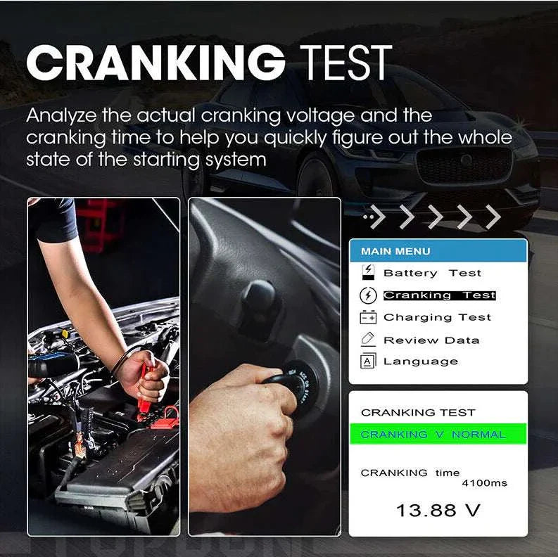 TOPDON BT200 Cranking Test