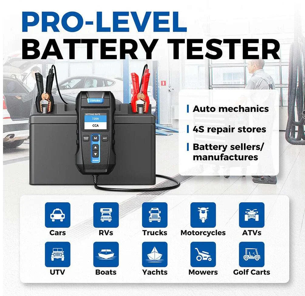 TOPDON BT300P Professional Level Battery Tester