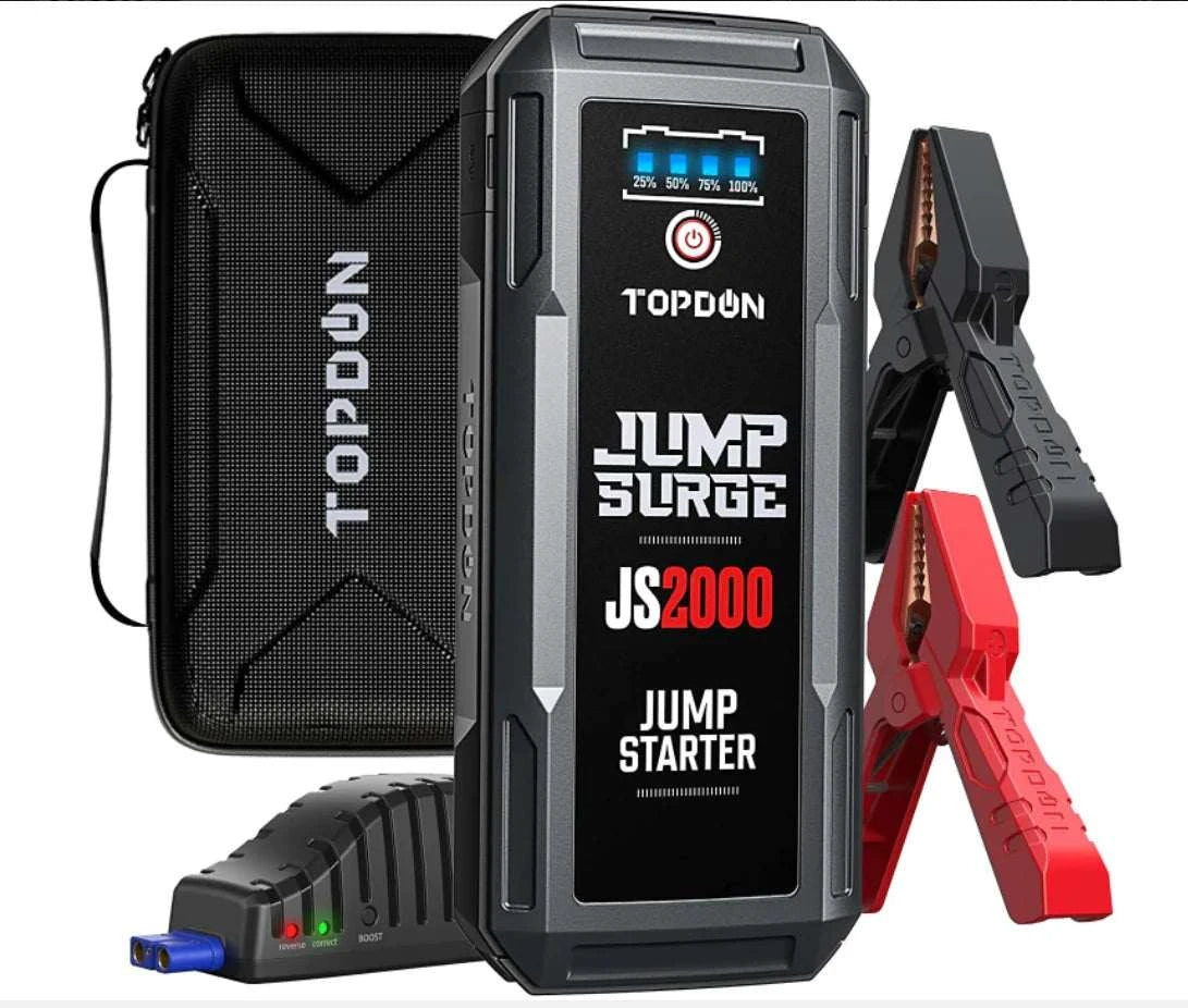 TOPDON JumpSurge JS2000 2000A Jump Starter and 12V Power Bank