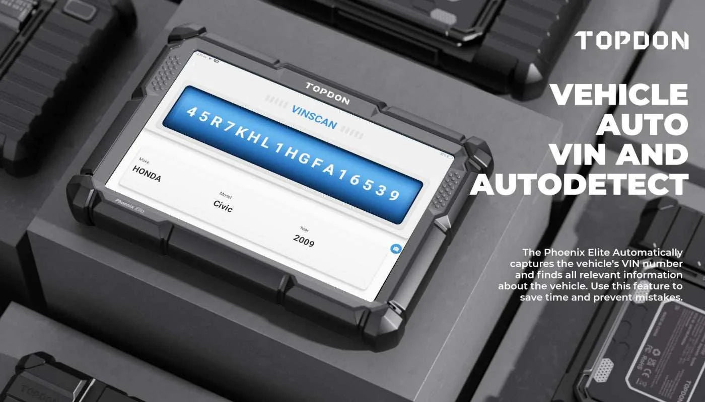 TOPDON Phoenix Elite Automatic VIN Identification