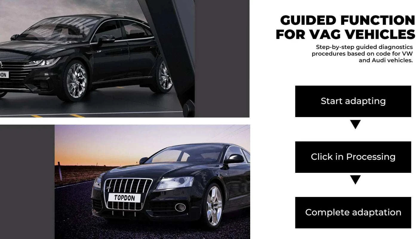 TOPDON Phoenix Elite Guided Functions For VAG Vehicles