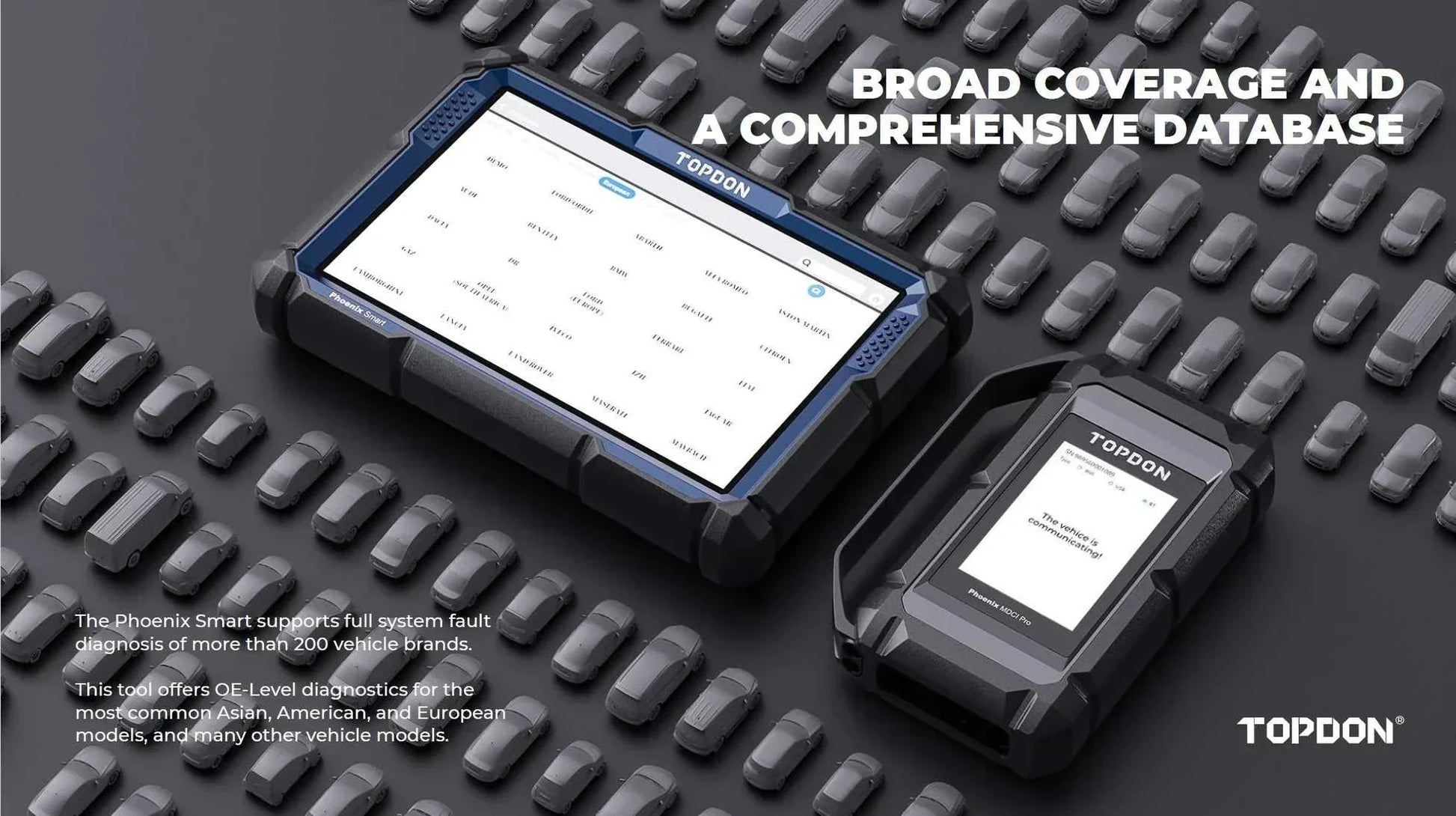 Topdon Phoenix Smart Comprehensive Coverage and Database