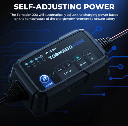 TOPDON Tornado4000 Battery Charger T4000