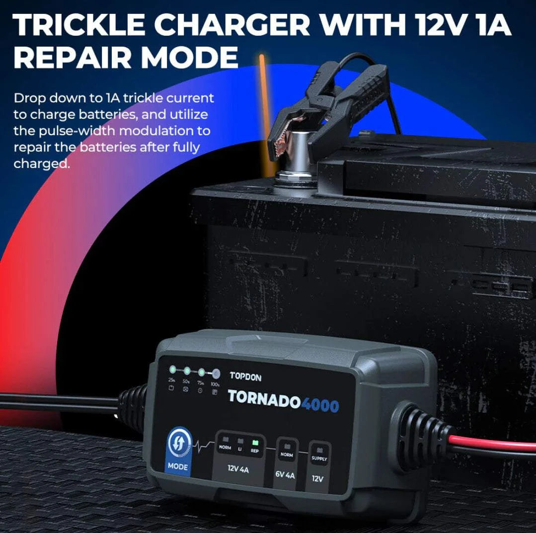 TOPDON Tornado4000 Battery Charger T4000