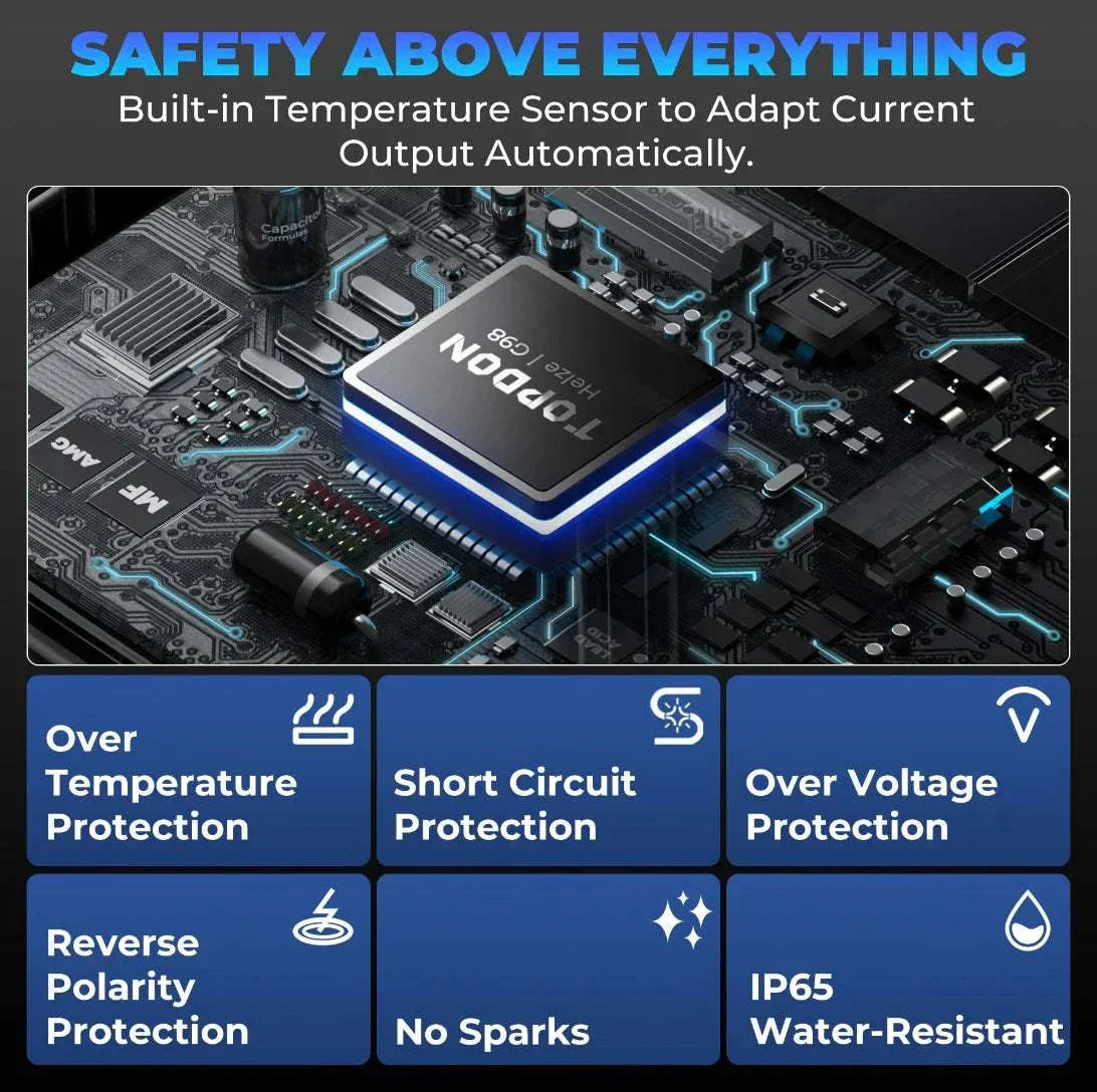 TOPDON TB6000PRO Battery Tester and Charger 