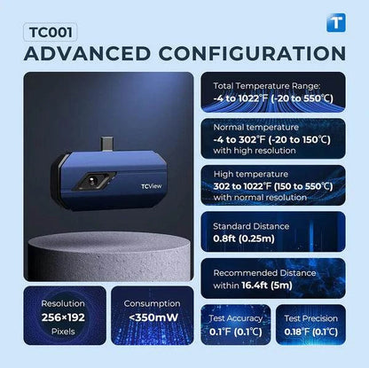 TOPDON TC001 Thermal Imaging Camera Advanced Functionality