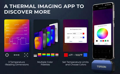 TOPDON TC001 Thermal Imaging Camera Thermal Imaging App