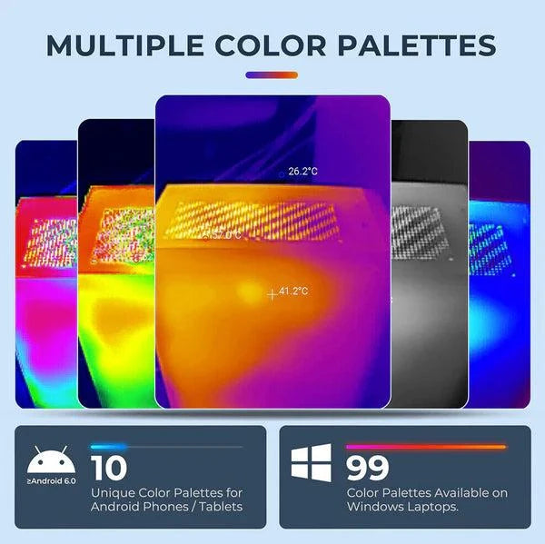 TOPDON TC001 Thermal Imaging Camera Multiple Colour Palettes