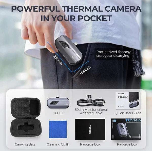 TOPDON TC002 iOS Thermal Imaging Camera That Fits in Your Pocket