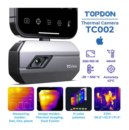 TOPDON TC002 iPhone Thermal Imaging Camera for iOS Infrared Camera