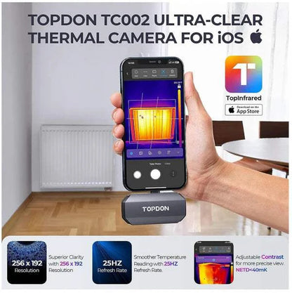 TOPDON TC002 High Resolution Infrared Thermal Imaging Camera for iOS