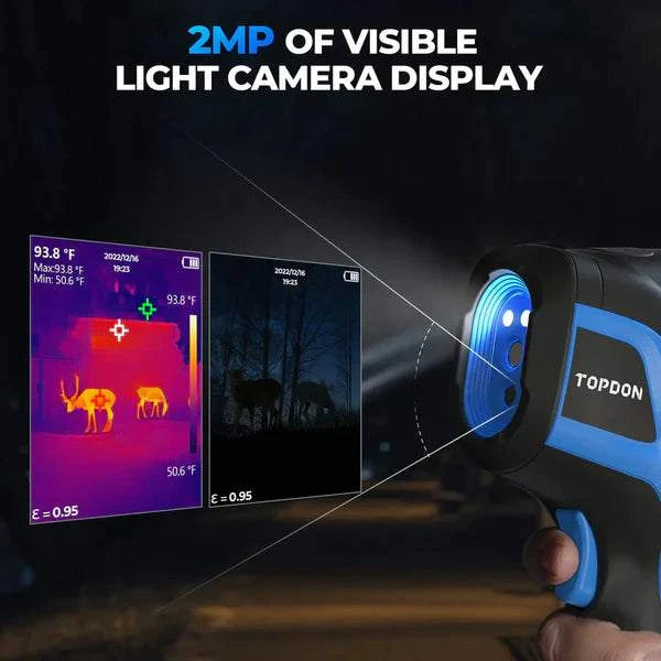 TOPDON TC005 Thermal Imaging Camera 2MP of Visible Light Camera Display