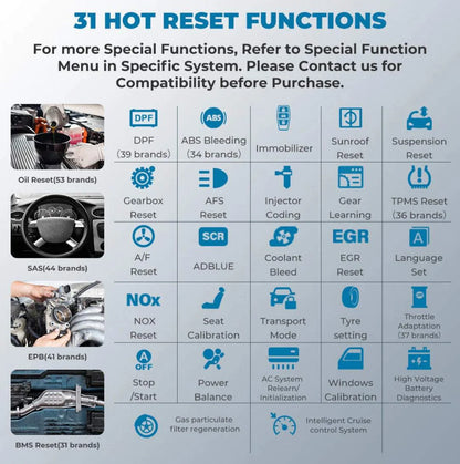 TOPDON ArtiDiag PRO 31 Special Functions