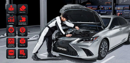 TOPDON TopScan Key Features Bluetooth OBD Scan Tool