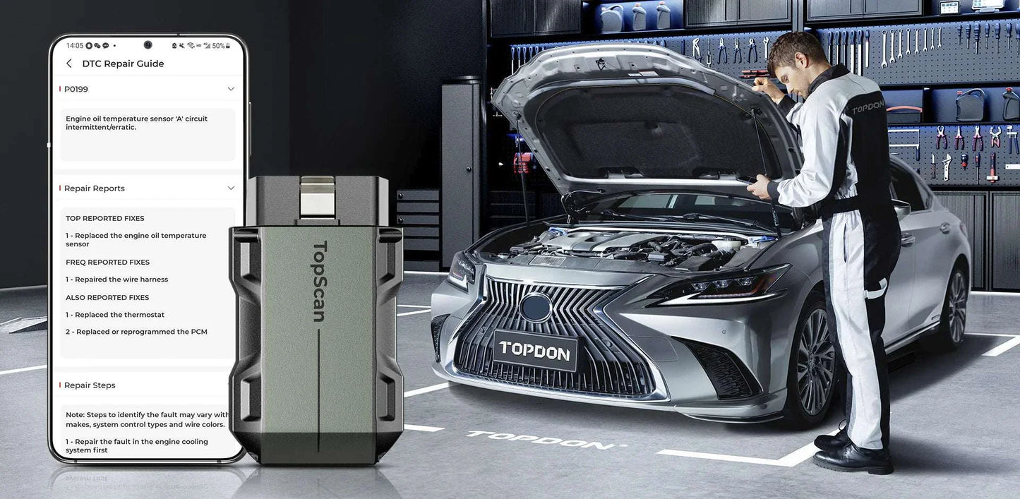 Topdon Topscan Pro DTC Repair Guide