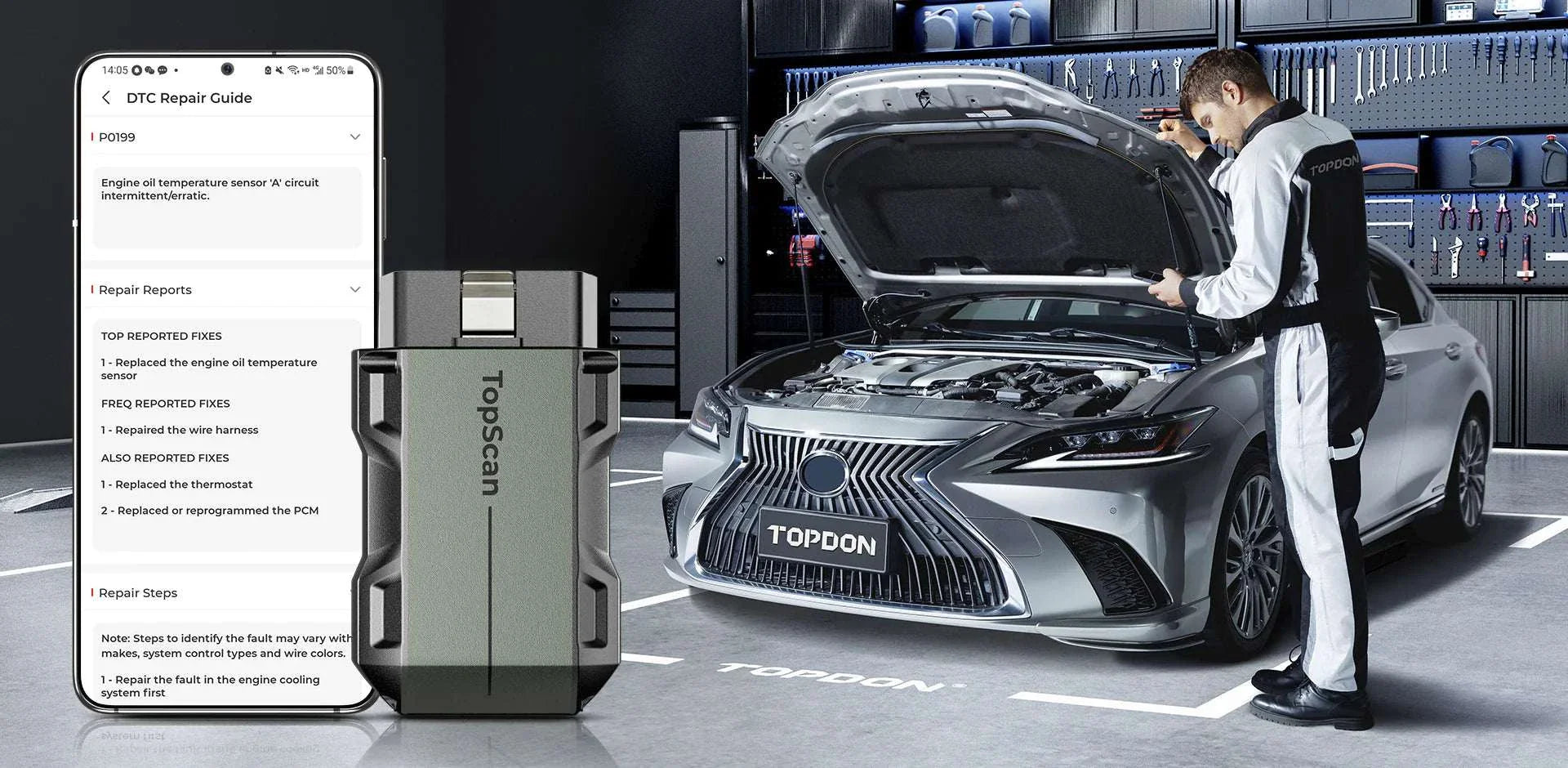 Topdon Topscan Pro DTC Repair Guide