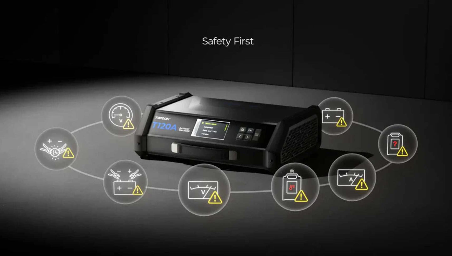 TOPDON Tornado T120A 120000 Battery Charger and Stabiliser