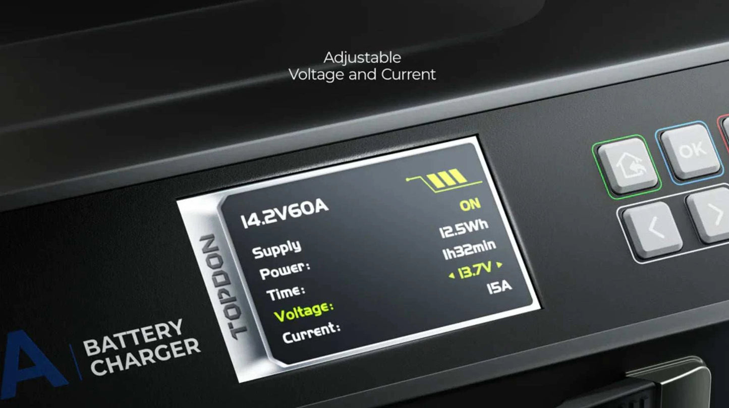 TOPDON Tornado T120A 120000 Battery Charger and Stabiliser