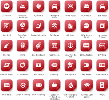 ThinkCAR ThinkTOOL Expert 195 35 Service & Maintenance Functions