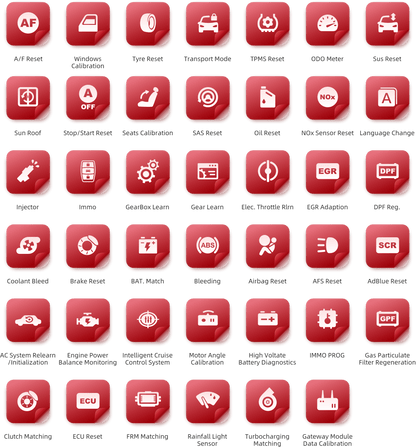 ThinkTOOL Master X2 Maintenance Functions